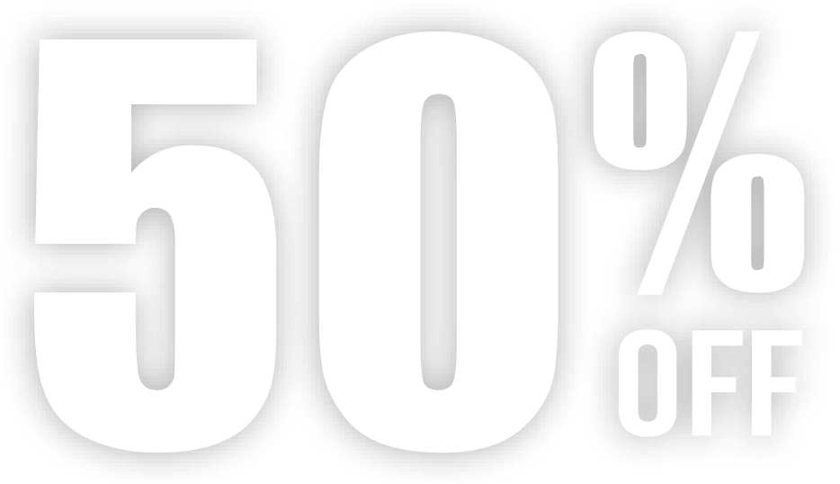 50% Off